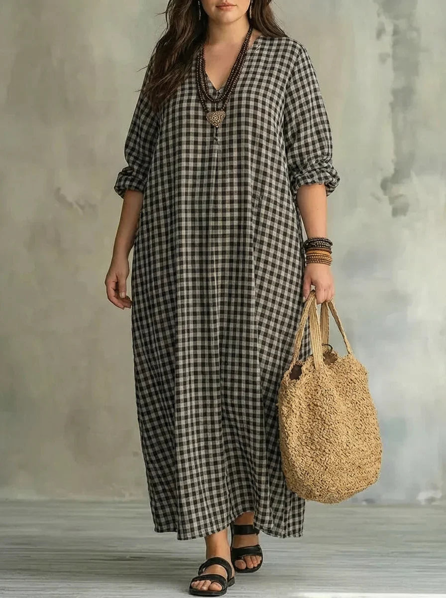 Bellamy | Ruudullinen Maxi Mekko