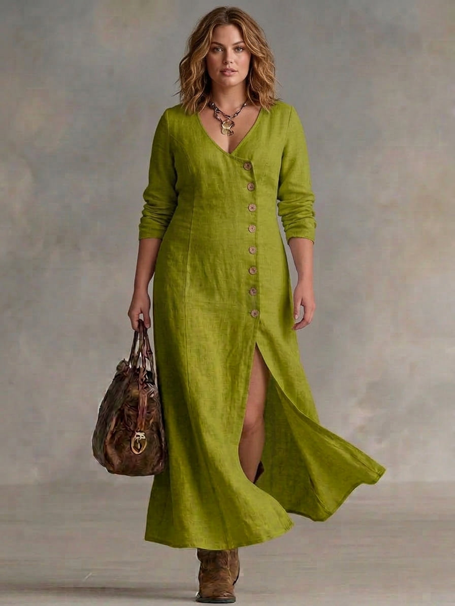 Calla | Napillinen Maxi Mekko