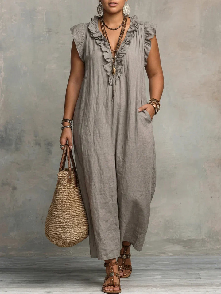 Esmé | Boho Ruffle Maxi -mekko