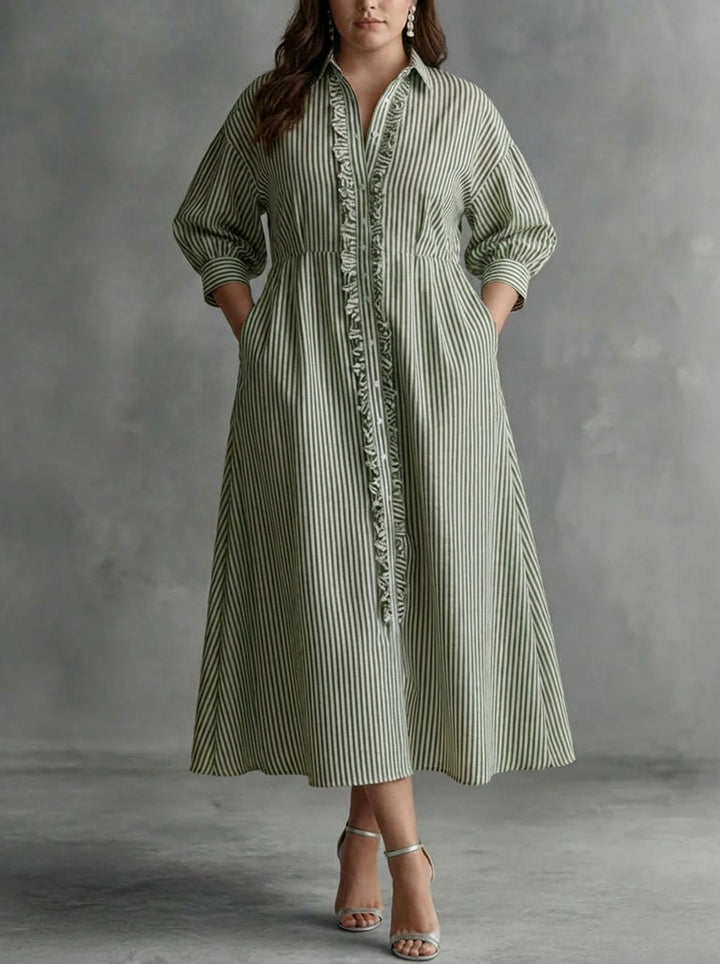 Dilys | Raidallinen Maxi Mekko