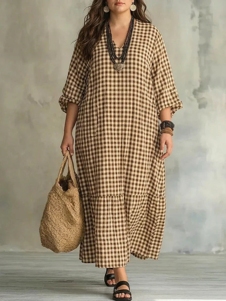 Bellamy | Ruudullinen Maxi Mekko