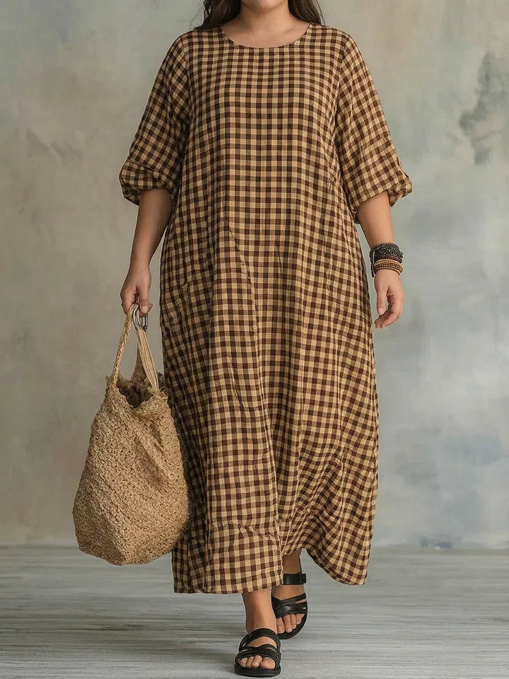 Bellamy | Ruudullinen Maxi Mekko