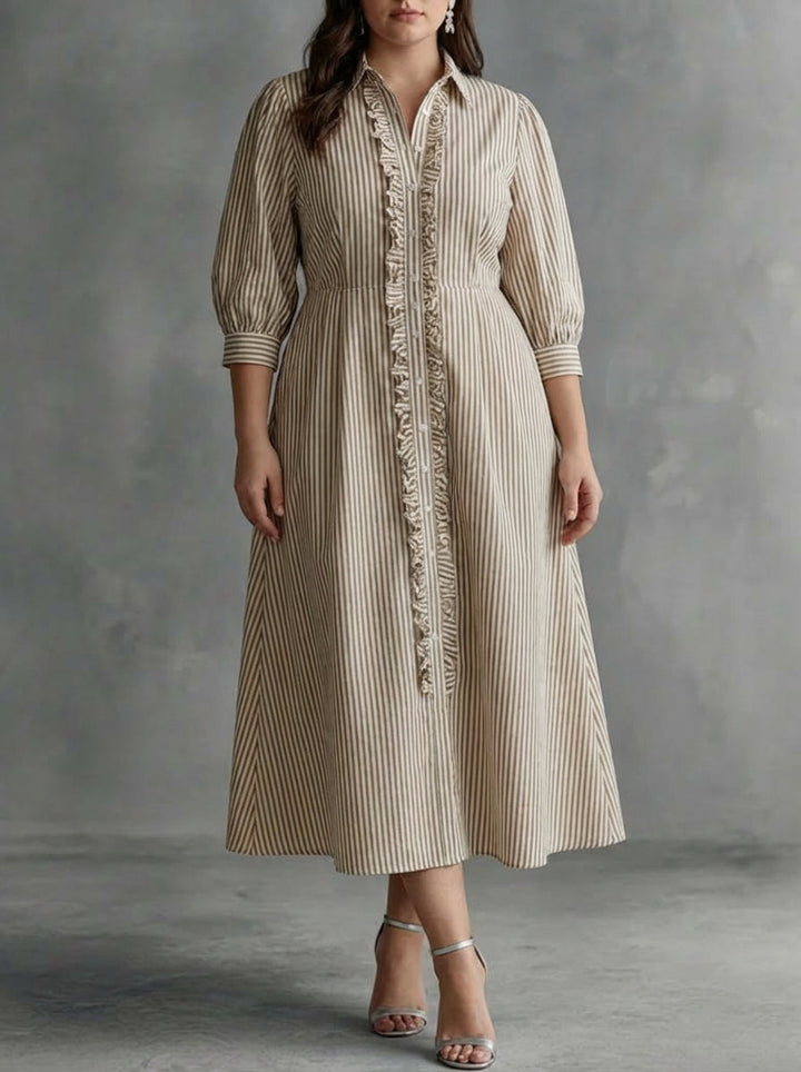 Dilys | Raidallinen Maxi Mekko