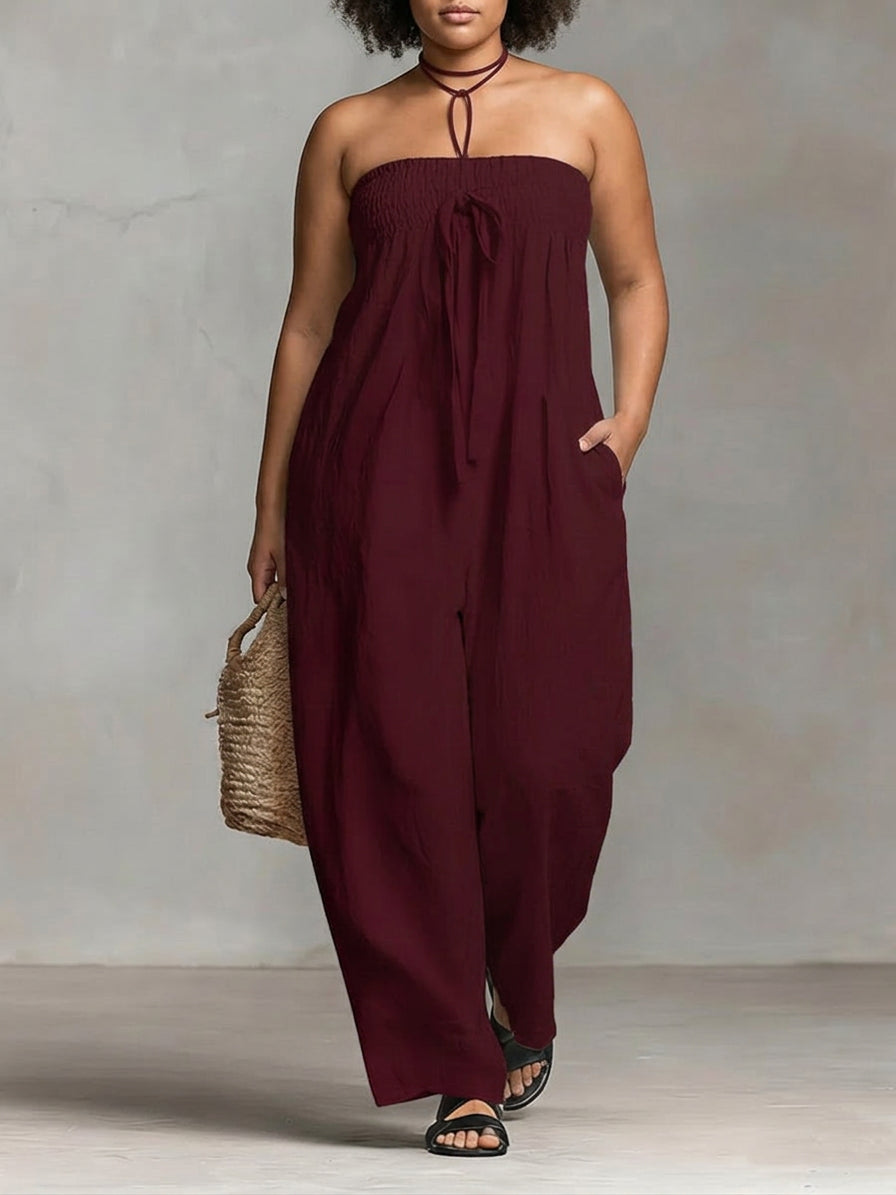 Sora | Olkaimeton Flow Maxi -mekko