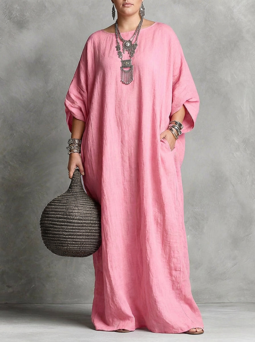 Olwen | Ylisuurikokoinen Maxi-mekko