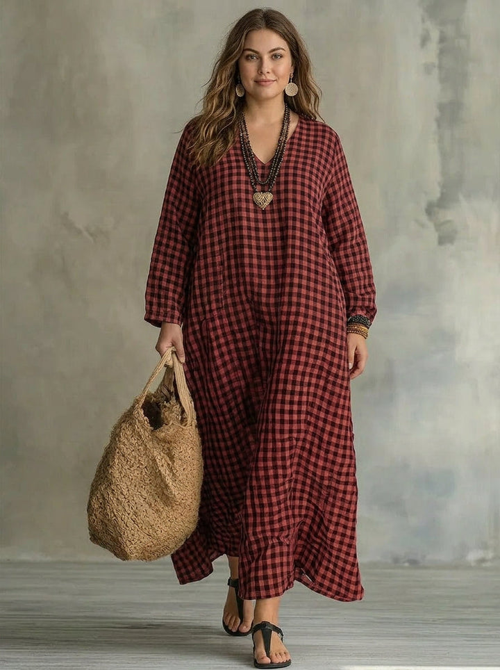 Bellamy | Ruudullinen Maxi Mekko