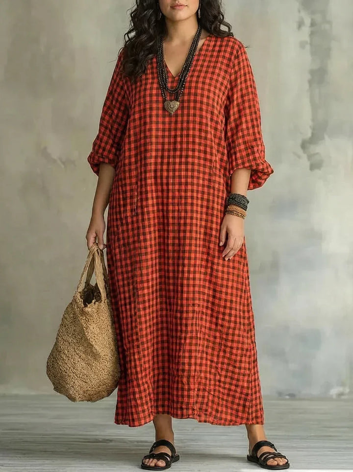 Bellamy | Ruudullinen Maxi Mekko