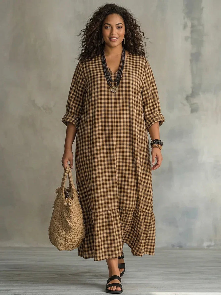 Bellamy | Ruudullinen Maxi Mekko