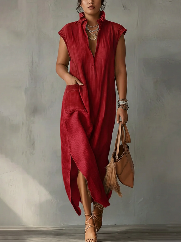 Cordelia | Rypytetty Kevät Maxi Mekko
