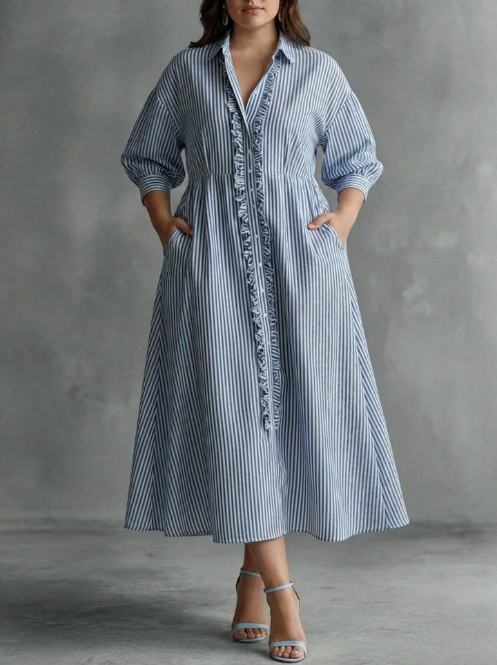 Dilys | Raidallinen Maxi Mekko
