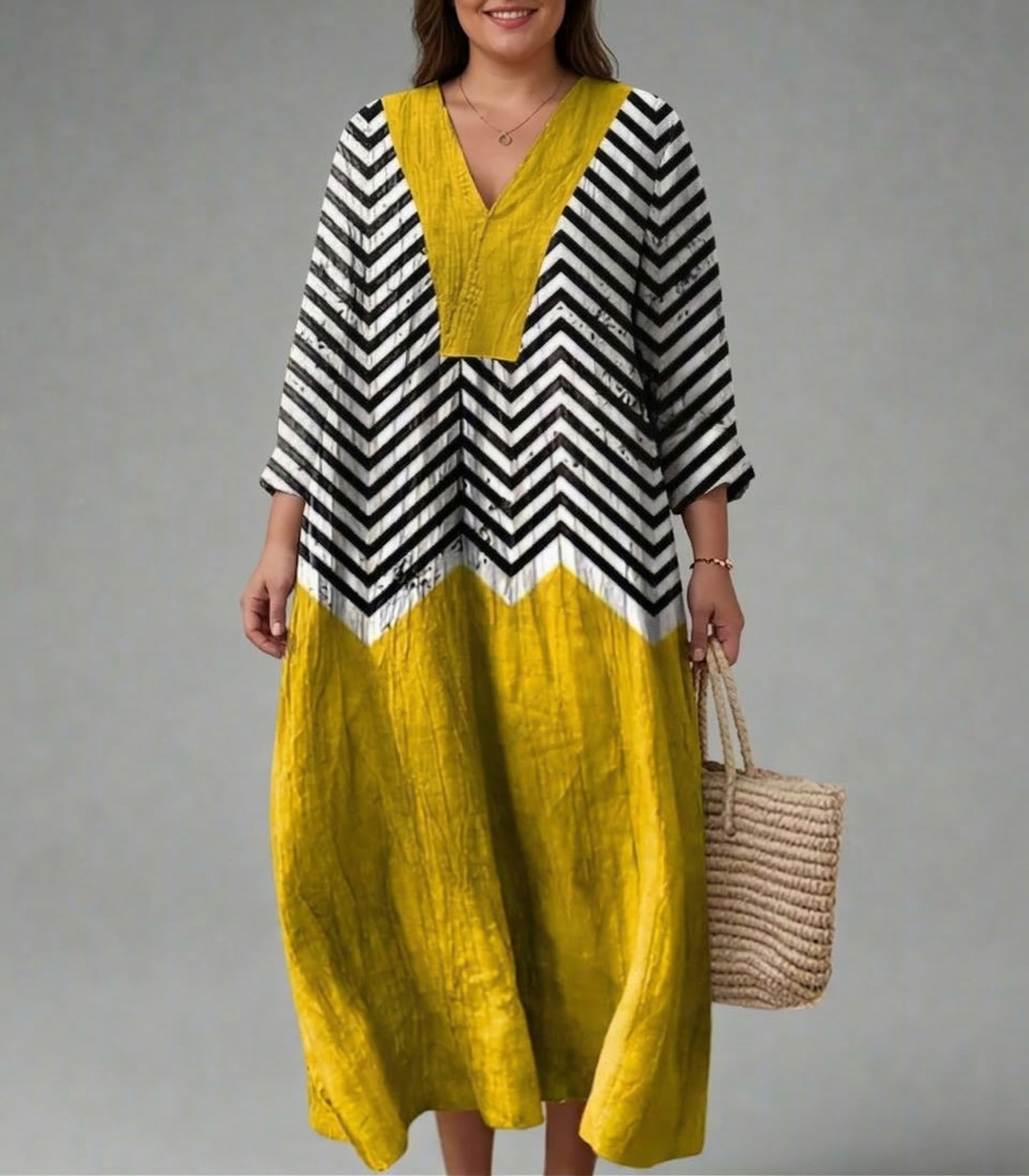 Hedda - Elegantti Geometrinen Mekko