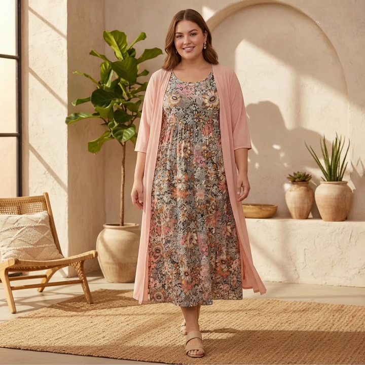 Beatrice - Kukallinen Boho Mekko