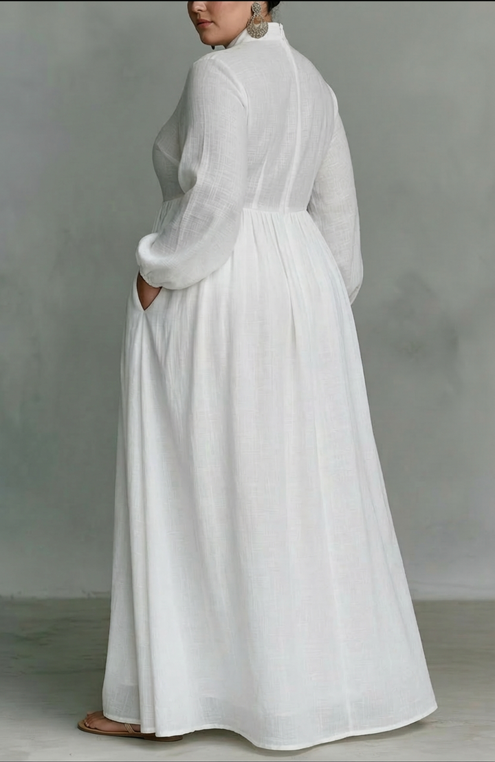 Cordelia | Virtaava Napitus-Maxi-Mekko