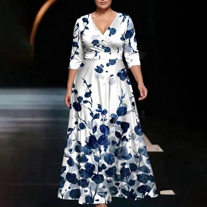 Vera | Tyylikäs Mekko Kukkakuviolla