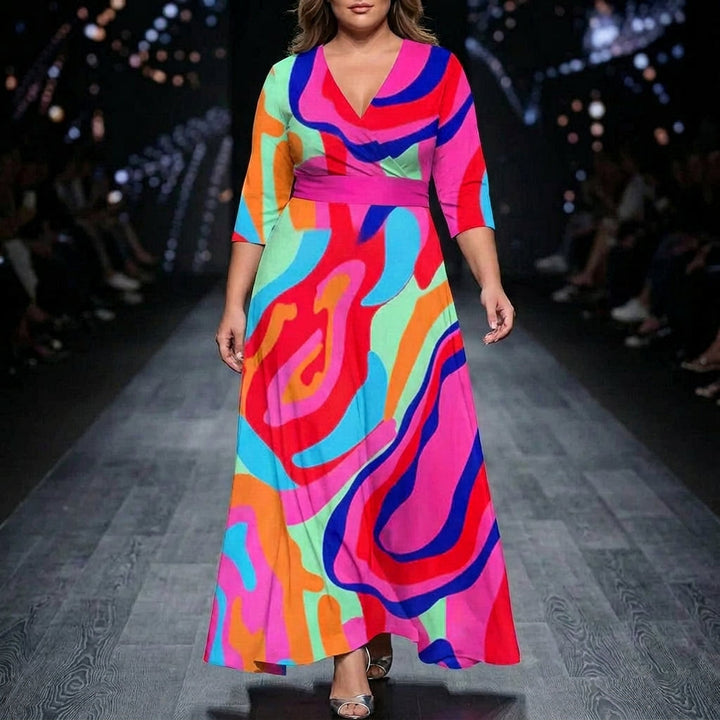 Vera | Tyylikäs Mekko Kukkakuviolla