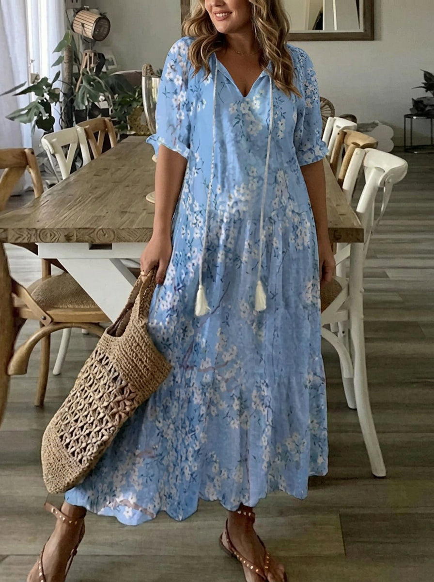 Rosalind - Boho Vatsan Peittävä Mekko