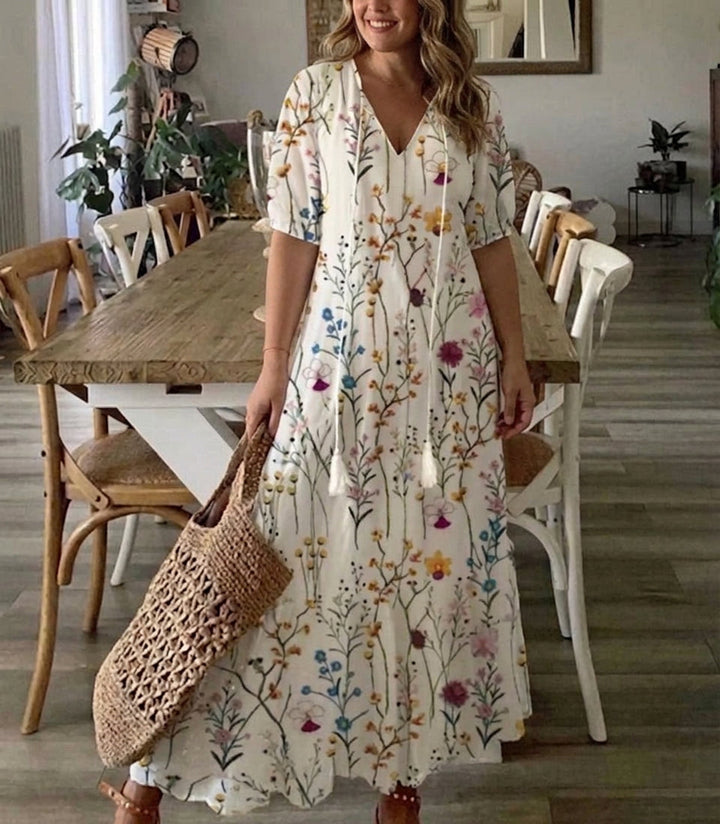 Rosalind - Boho Vatsan Peittävä Mekko