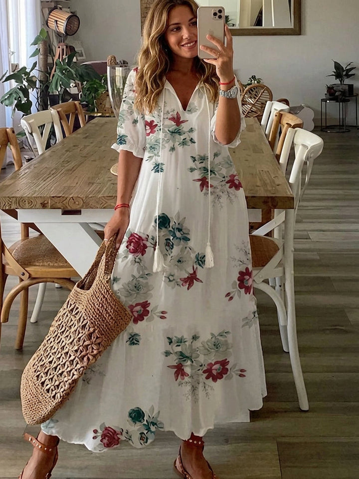 Rosalind - Boho Vatsan Peittävä Mekko
